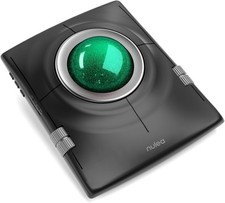 BN Nulea M512  Wireless  Ergonomic 55mm Trackball Mouse. 4 Level adj Dark Green