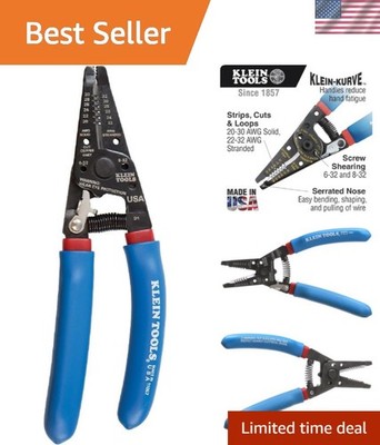 11057 Wire Cutter/Stripper, , Heavy Duty Cutter for 20-30 AWG Solid and 22-32...