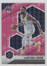 2020-21 Panini Mosaic Fluorescent Pink Prizm 4/10 JaMychal Green #122 17hw