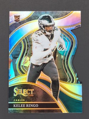 2023 Panini Select  Club Level Kelee Ringo #245 Silver Prizm Die-Cut (RC) Eagles