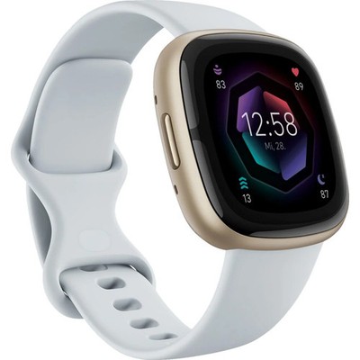 Fitbit Sense 2 Smartwatch Blue Mist/Soft Gold (S/L) Elastomer