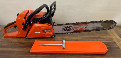 ECHO CS-590 20 in. 59.8 cc Gas 2-Stroke Rear Handle Timber Wolf Chainsaw Tested