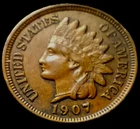 1907 INDIAN HEAD CENT UNCIRCULATED! A beautiful coin!