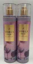 Bath  Body Works Vanilla Ease Fine Fragrance Mist Spray 8oz Set of 2