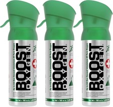 Boost Oxygen Pocket Size Natural 3L Canister  Respiratory Support  Pack of 3 