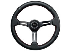 Comfort Grip Leather Steering Wheel Kit Red Stitch 69-89 Camaro White Z28 Tilt