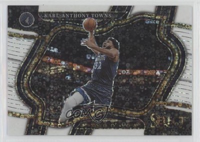 2022-23 Panini Select Courtside White Disco Prizm 54/75 Karl-Anthony Towns 16p1