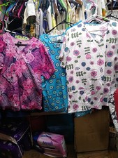 3 Print XL Scrub Tops