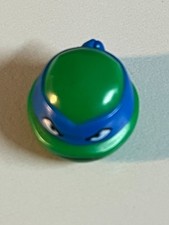 1 St. Lego Green Minifigure, Head, Modified Ninja Turtle with Blue Mask and Frow