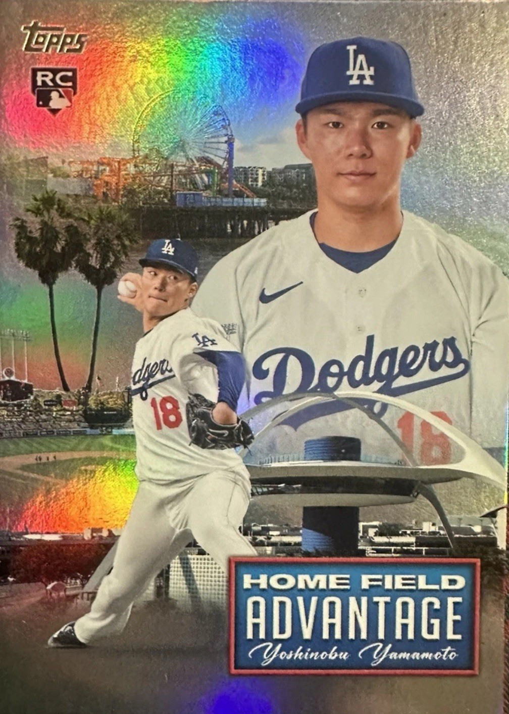 ヴァイスシュヴァルツ yamamoto Yoshinobu Yamamoto 2024 Topps #HFA-20 Home Field Advantage /(SSP