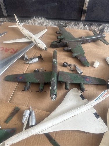 Job Lot Of Plastic Model Planes Aeroplanes Aircraft Vintage Repair - Picture 6 of 23