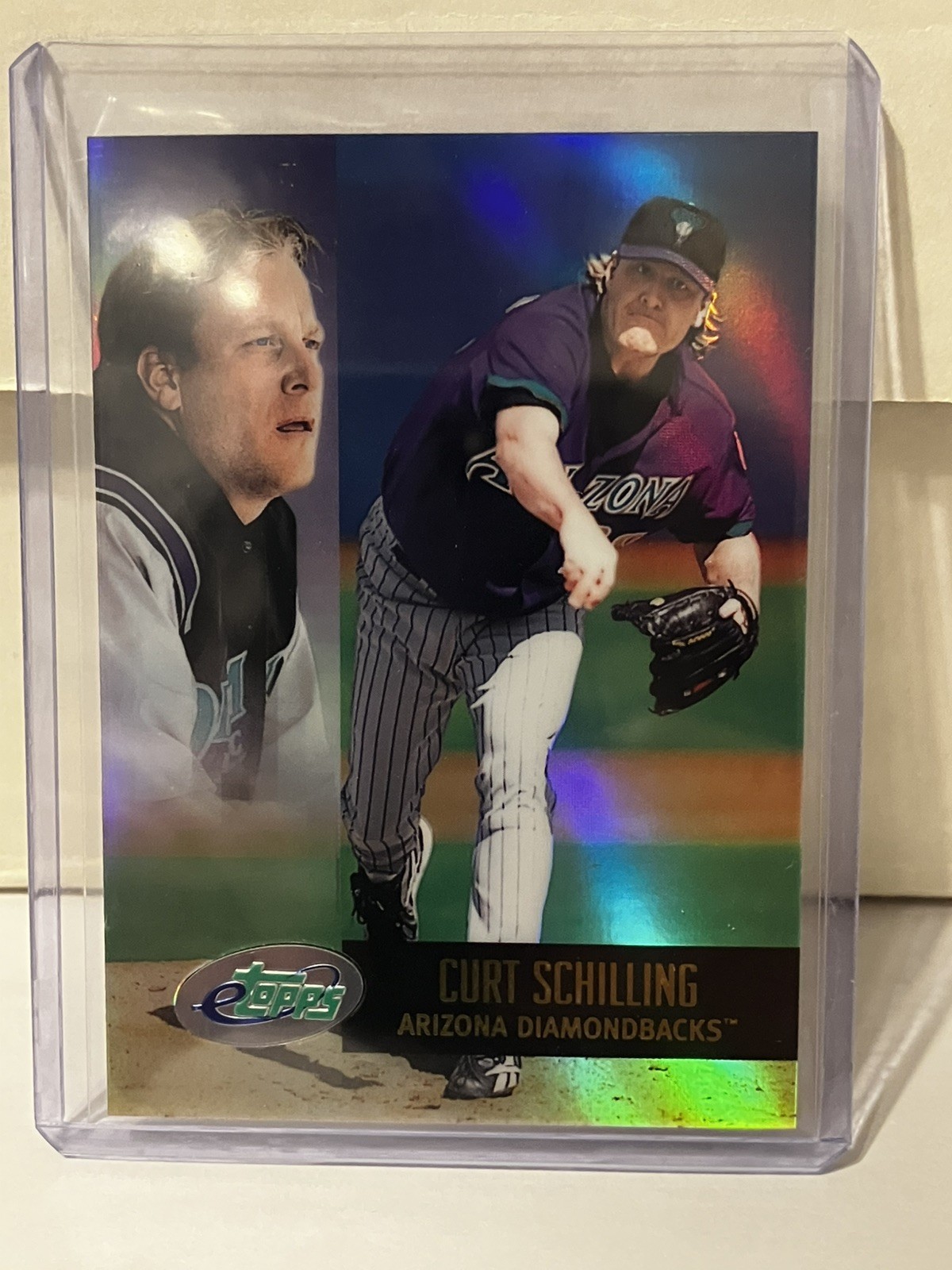 2002 eTopps Curt Schilling Arizona Diamondbacks Red Sox Phillies Print Run 5190
