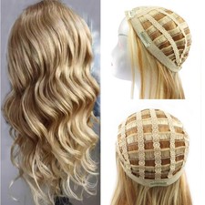 16-28" 3/4 Machine Cap Half Wig Body Wave 100 Human Hair Remy Hair 3/4 Half Wig