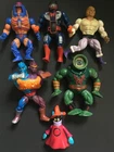 Vintage 80s MOTU Action Figure Lot Prince Adam ORKO Man E Faces Dragstor Two Bad