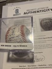 Stargell,Cepeda,Gibson,Murphy,Hall Of Famers&Baseball Stars Versailles, BSA Ball