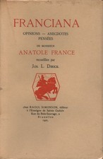 Franciana  - Jos L. Dirick (Enseigne de Sainte Gudule) [1925]