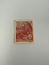 1951 East Germany DDR 30pf 3rd World Festival of Youth Students Vintage Stamp