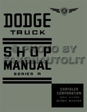 1938 Dodge Pickup And Truck Shop Manual 38 Repair Service Base Book For 1939 1938 Dodge Pickup And Truck Shop Manual 38 Repair Service Base Book For 1939