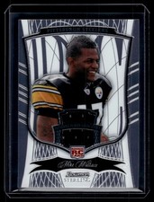 Mike Wallace 2009 Bowman Sterling Relic Card /749 #161