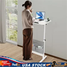 32-47in Adjustable Height Standing Desk Mobile Standing Computer Desk For Office