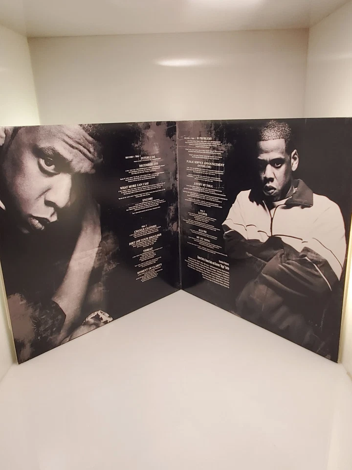 Jay-Z The Black Album Acapella on Roc-A-Fella Double Promo Vinyl LP Hip-Hop Rare - Image 3 of 4