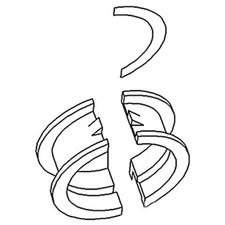 S.57537 Thrust Bearings Set Fits Case IH