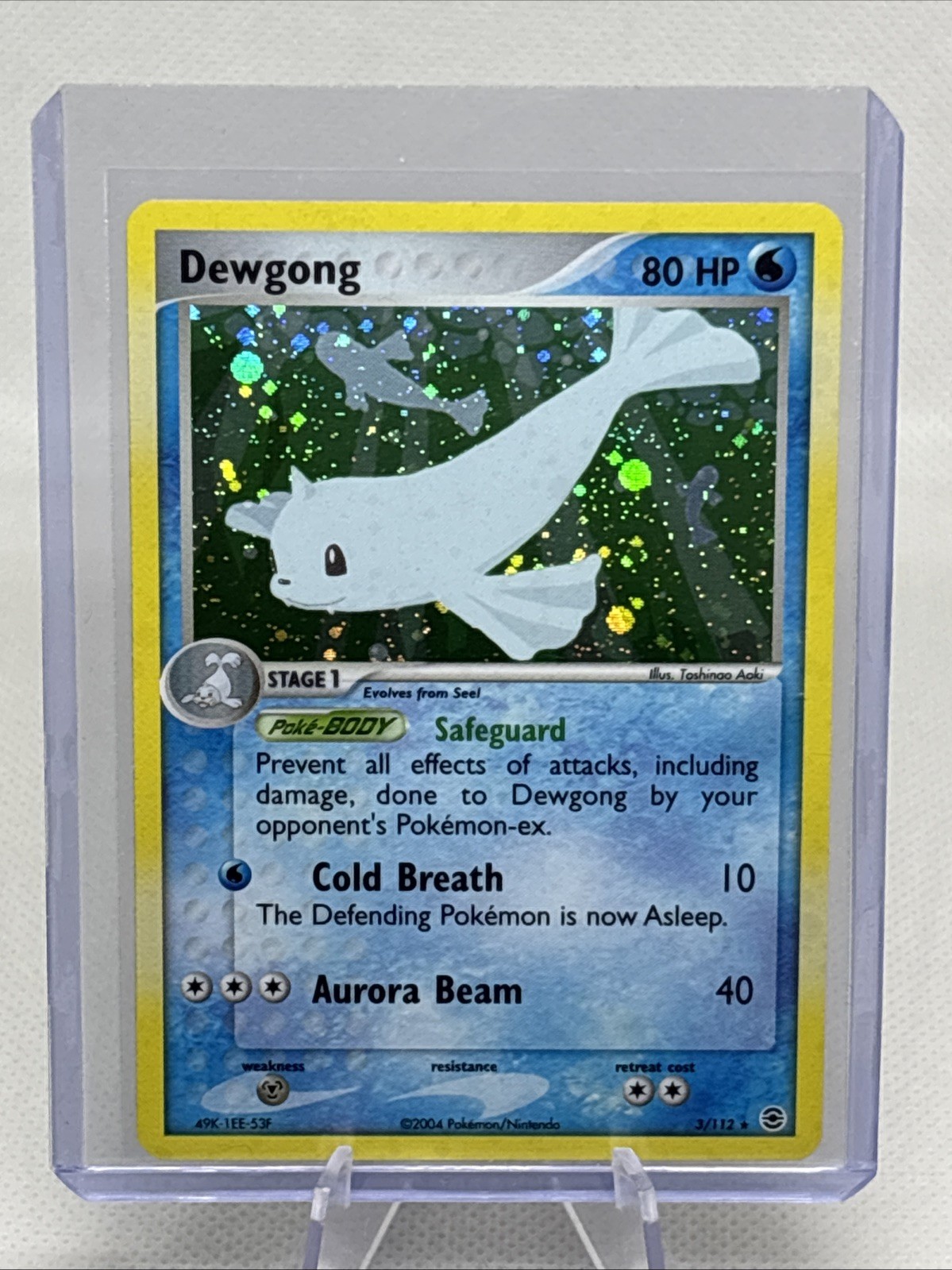 Dewgong 3/112 FireRed & LeafGreen Holo Rare 2004 NM