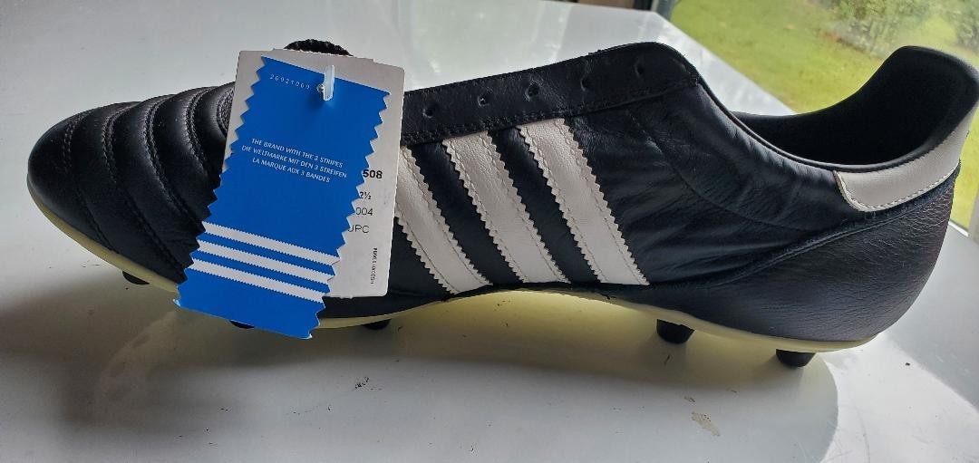 Rare Vintage Adidas Copa Mundial Black Soccer Cleats 015508