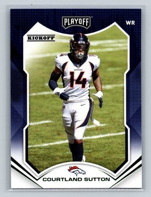 2021 Panini Playoff #77 Courtland Sutton  Kickoff  Denver Broncos