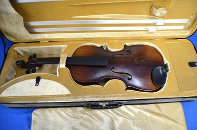 Hopf Antique French Vuillaume Style Violin with Case PARTS OR REPAIR/RESTORATION