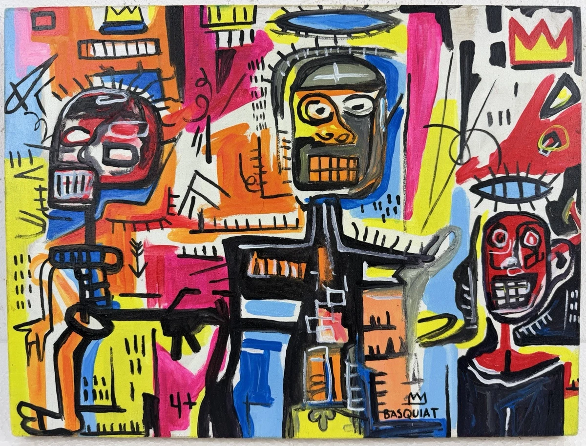 Jean-Michel Basquiat Art Deco Art Paintings for sale | eBay
