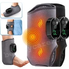 Vibration Foot Ankle Massager Relieve Ankle Pain 6 Heat Levels,3 Vibration Modes