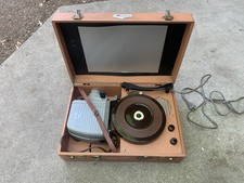 Vintage Viewlex Projector And Record Player Old School Slideshow