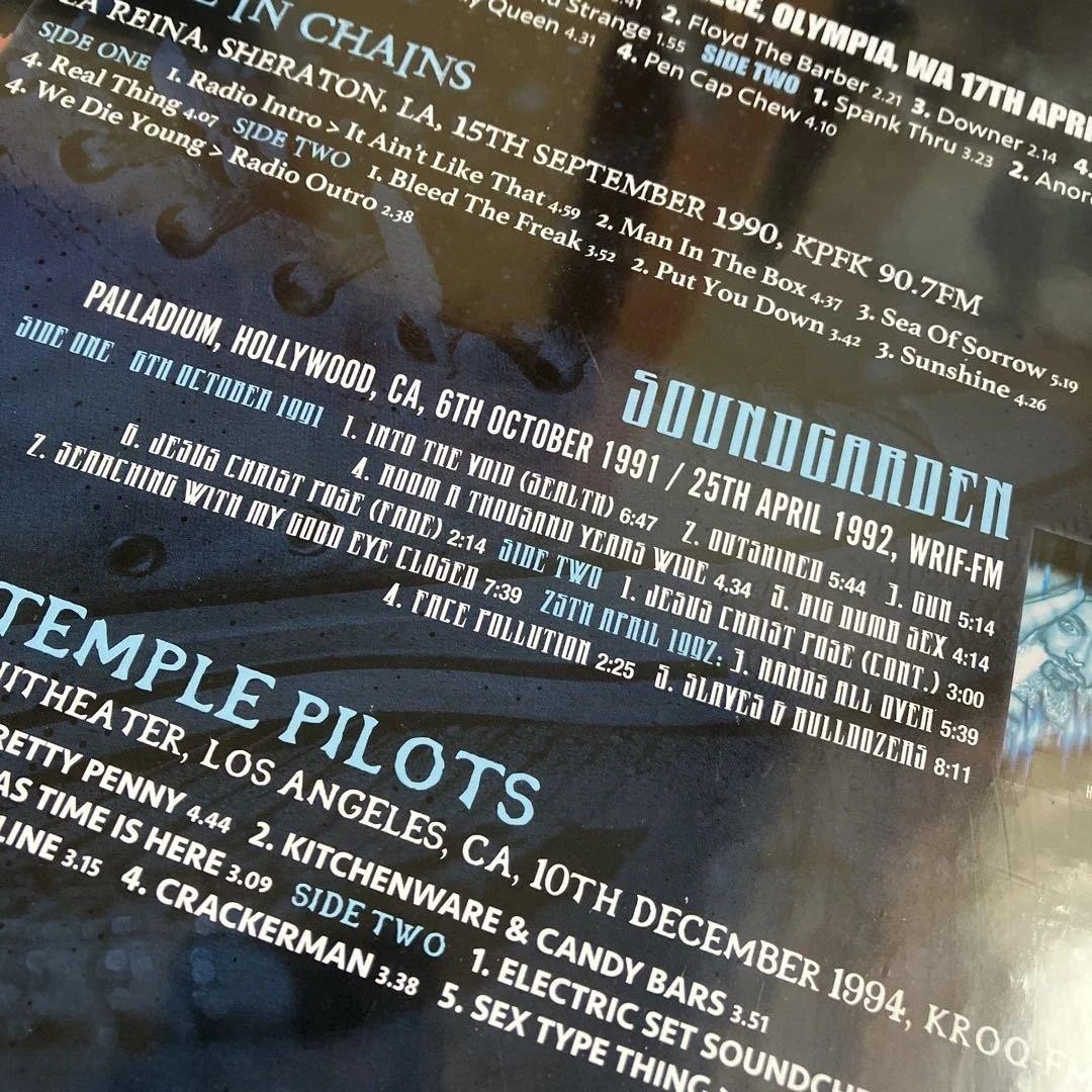 シリアルナンバー入り限定盤 LIVE GRUNGE 5LP BOX SET Nirvana Alice in Chains Pearl Jam Soundgarden 5LP Box Set Live