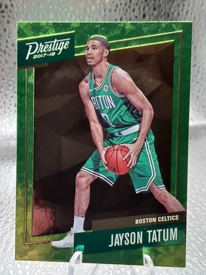 2017-18 Panini Prestige - Micro Etch Rookies Jayson Tatum #3 Bright Green (RC)