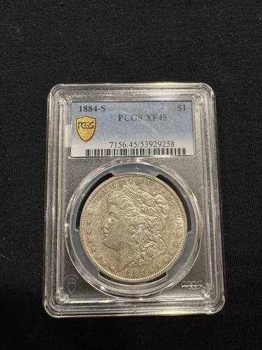 1884-S Morgan Dollar $1 PCGS XF45