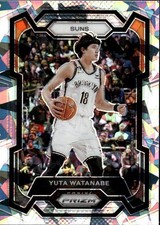 2023-24 Panini Prizm Yuta Watanabe #285 Prizms Ice Phoenix Suns 33H