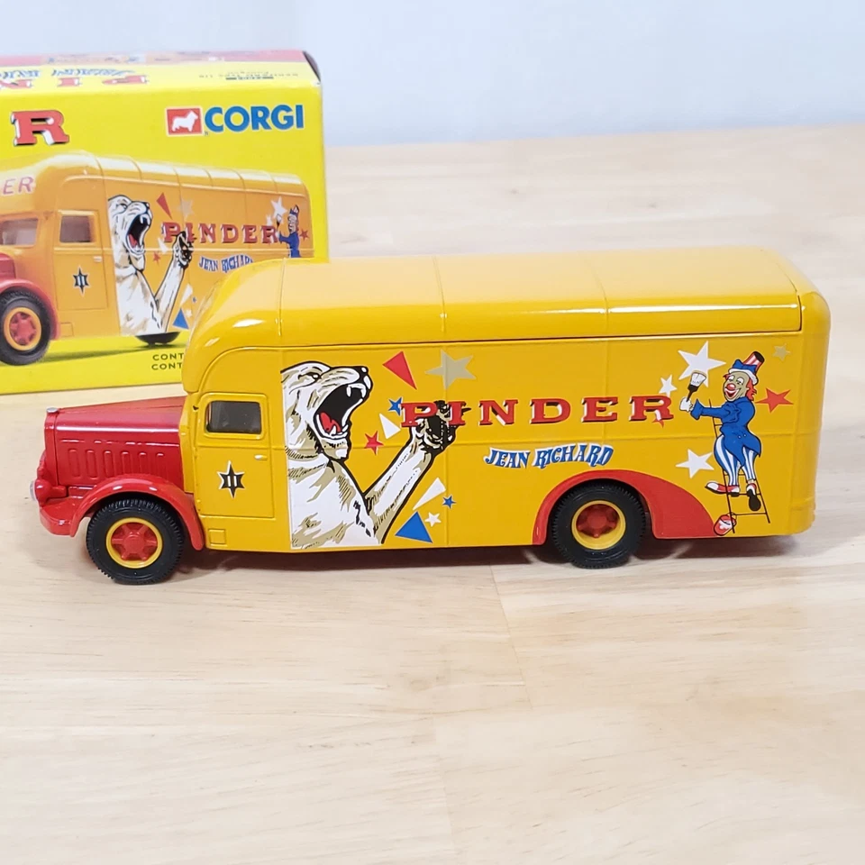 CORGI Bernard Type 110 Fourgon PINDER Circus Truck Jean Richard w/Box Limited Ed - Image 3 of 4
