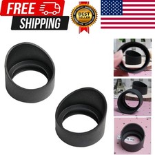 2 pcs Rubber Eye Cover Guards Binocular Microscope Eyepiece Eye Cups for 32-35mm
