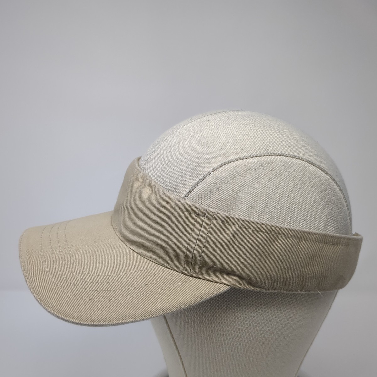 ?Tan Faded Glory Visor Adjustable Beige Cap Hat Outdoor Summer Headwear Faded Glory White Visor Cap Hat Adjustable | eBay main image 2