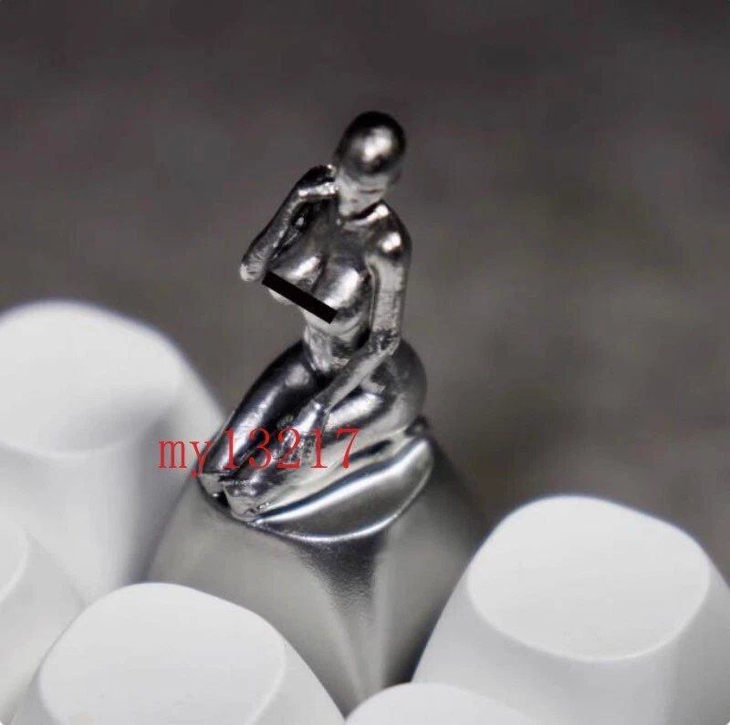 Sexy Woman Resin Keycap Robot Artisan Key cap For Cherry MX Mechanical Keyboard - Image 2 of 4