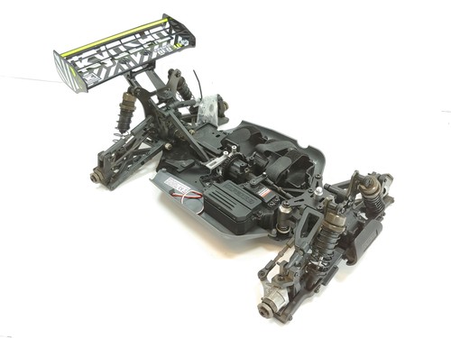 Kyosho Inferno Neo 3.0 VE 1/8 Buggy Roller Slider Chassis w/ Servo & Body Used G - Picture 3 of 17