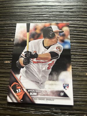 2016 Topps Update Hyun-Soo Kim RC #US182 Baltimore Orioles