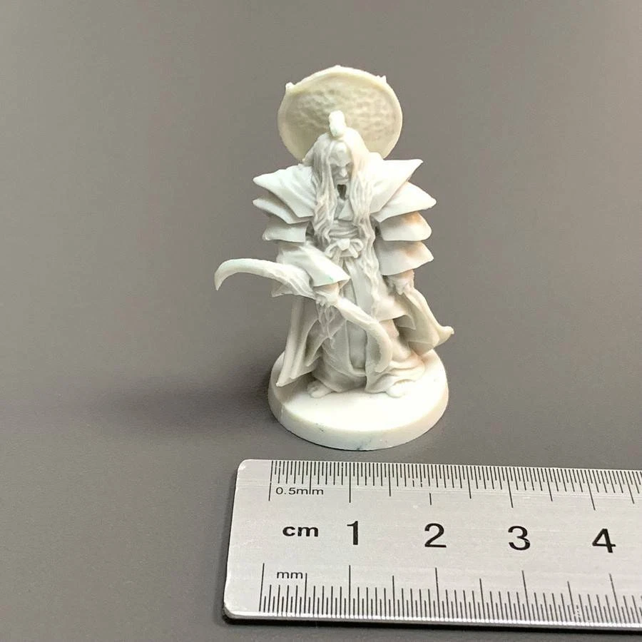 32mm Kami Tsukuyami Moon God Japanese Samurai Mini Rising Sun DND Miniature Toy - Image 4 of 4