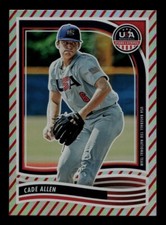 2024 Panini Stars And Stripes Cade Allen #47 Red Stripes