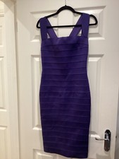 BNWT women's / girls Purple bodycon/bandage Damsel in a Dress dress size 10