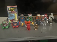 70s - 80s - 90s Vintage Robot Lot. One Sealed From 1979 - RARE LOT