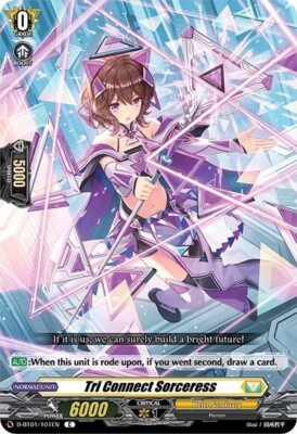 Cardfight Vanguard Tri Verbinden Zauberin D-BT01/101EN C Keter Sanctuary