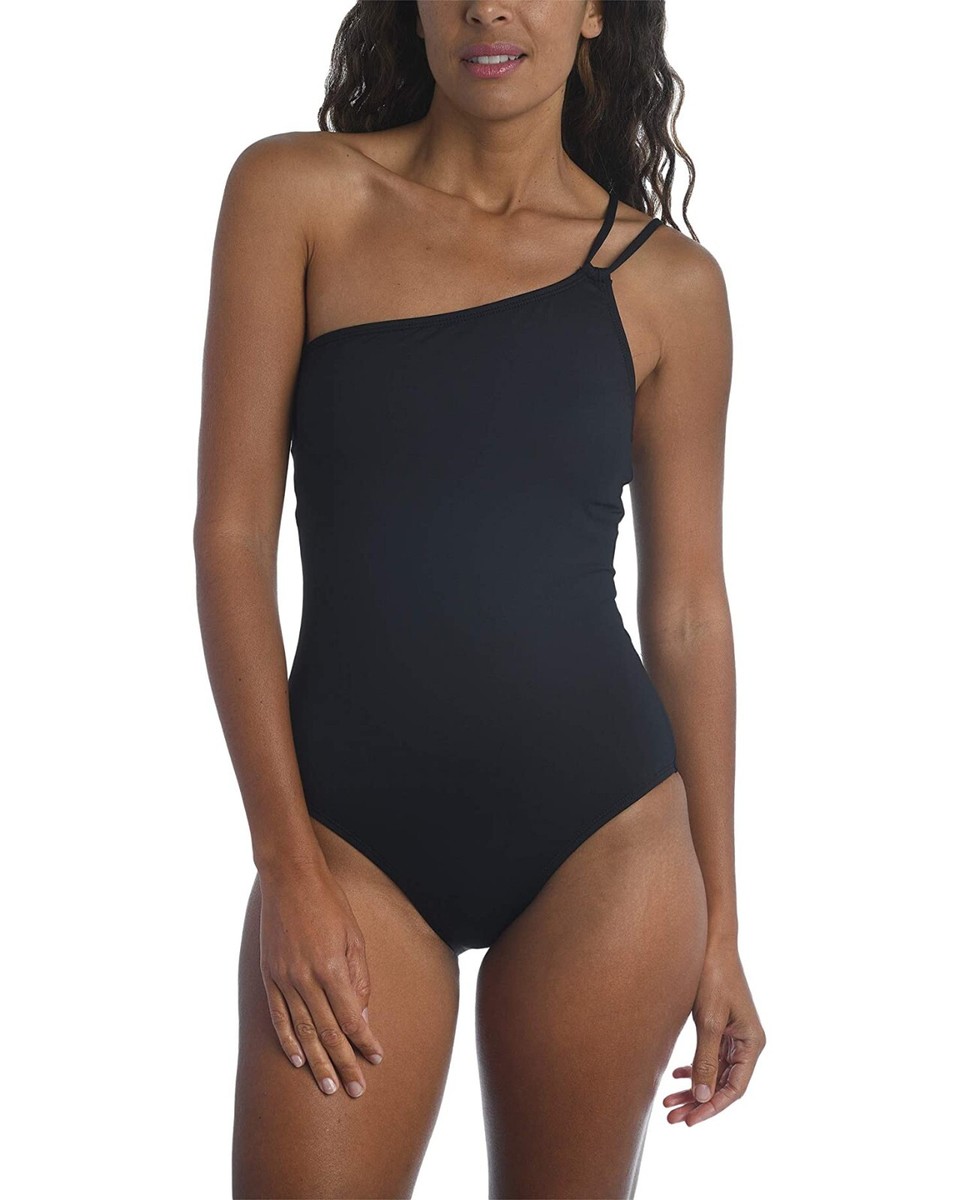 La Blanca L74912 Black Goddess One Shoulder Mio One-Piece Swimsuit