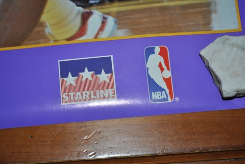 MAGIC JOHNSON LOS ANGELES LAKERS DEAL SPORTS IMPRESSIONS PLATE + RARE POSTER - Picture 7 of 9